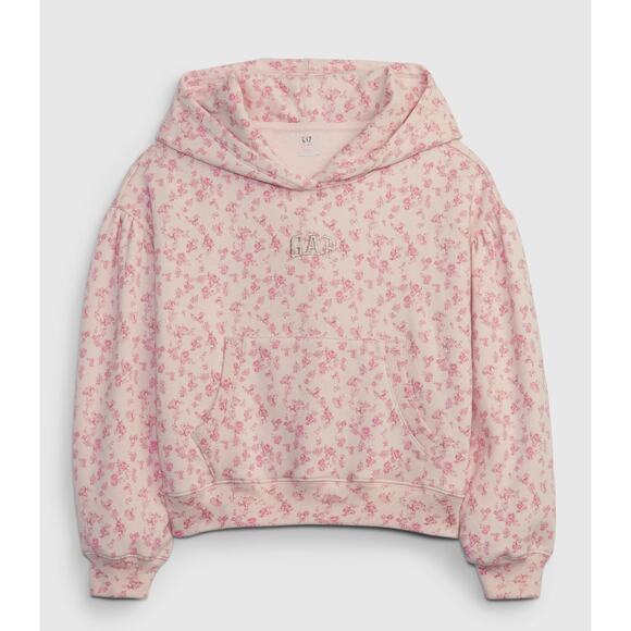 LoveShackFancy Other - GAP X LOVESHACKFANCY Kids Floral Cropped Logo Hoodie Small